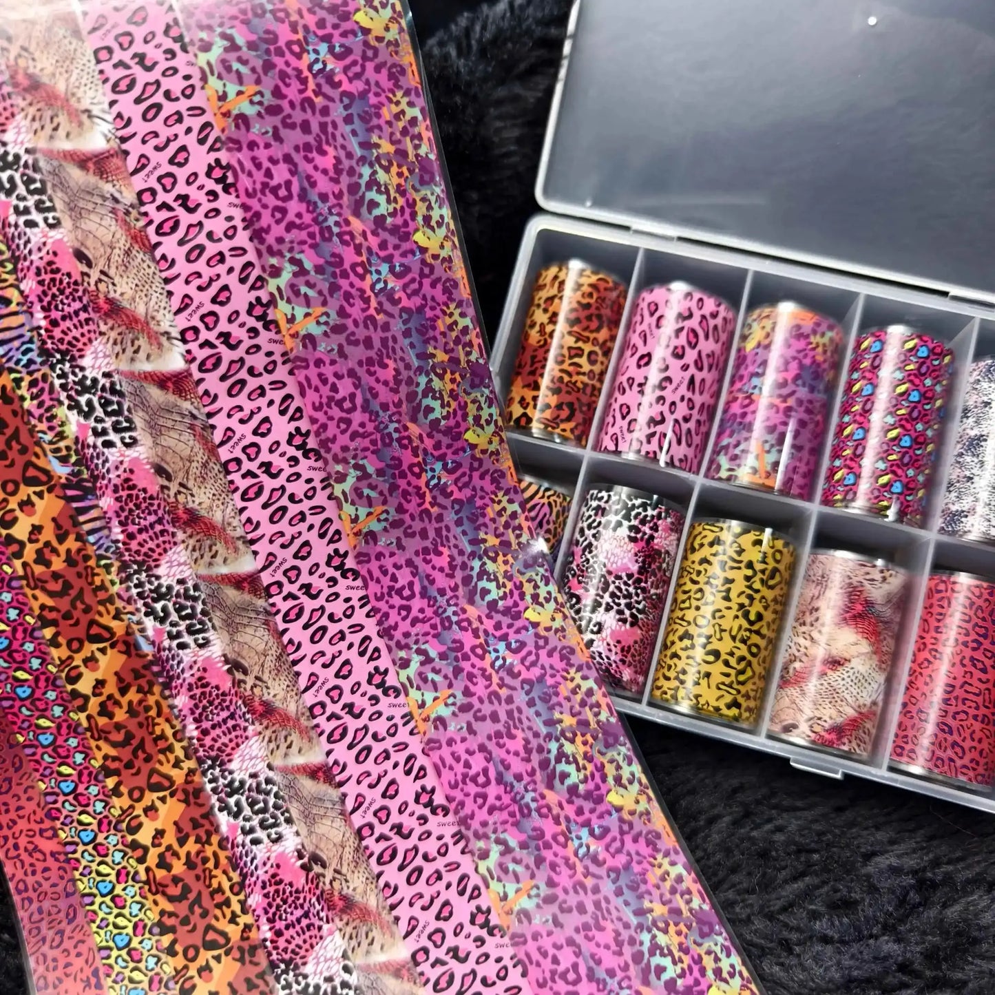 10Rolls Halloween Flower Plaid Angel Marble Bow Nail Foils Transfer Paper Nail Art Stickers Decal Nails Decoration from PriceLows™