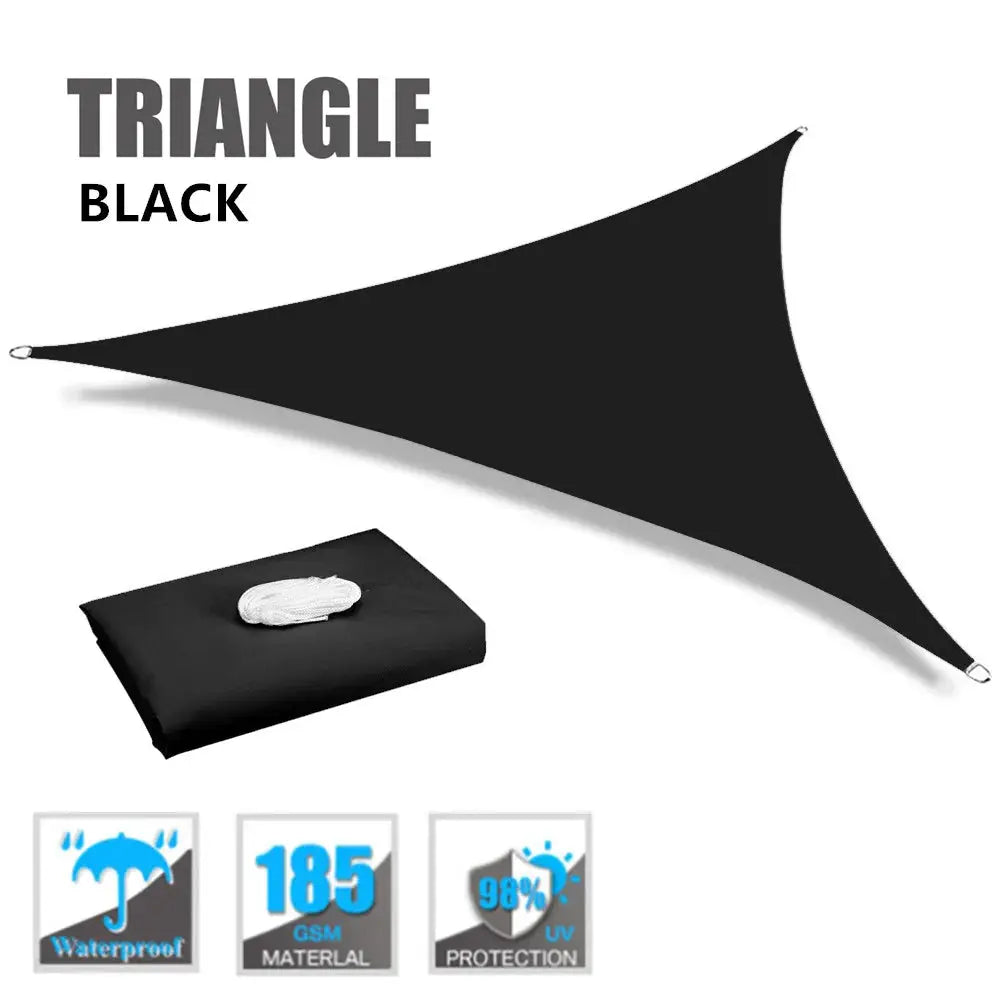 Triangle Shade Sail | Waterproof Oxford | UV Block | 3 Angles
