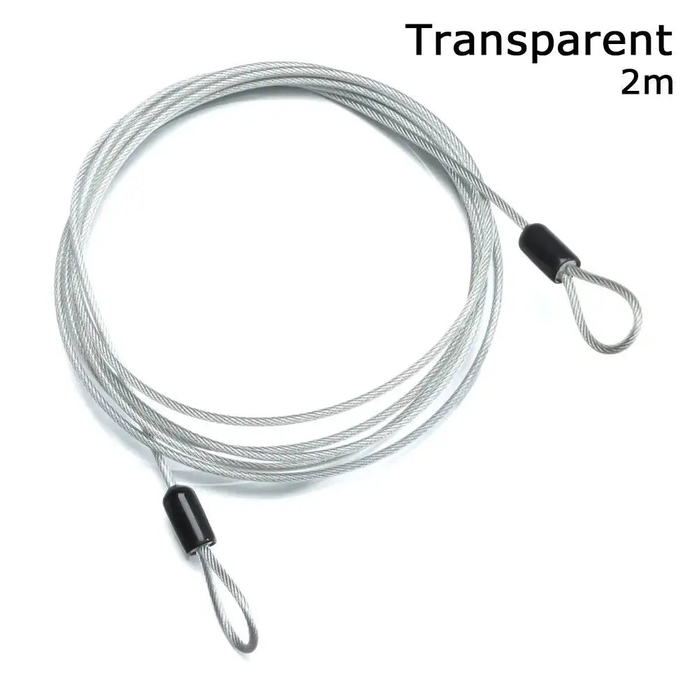 0.5/1/2Meters Security Safety Rope Anti-theft Ropes Cycling Strong Wire Bicycle Lock Wire Steel Cable Lock Road Bike Lock from PriceLows™