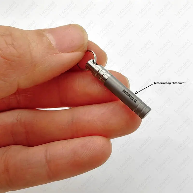 Mini Titanium Sim Tray Remover | 0.5Mm Diameter | Keychain Pendant