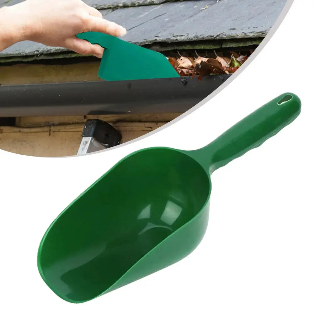 1 Pc Plastic Green Gutter Getter Scoop Cleaning Roof Tool Roof Gutter Shovel Garden Leaf Cleaning Spoon Eaves Shovel from PriceLows™