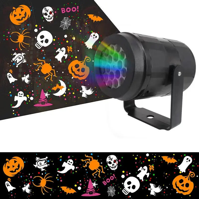Halloween LED Projector Light | Rotating Lens | Indoor Outdoor Decor