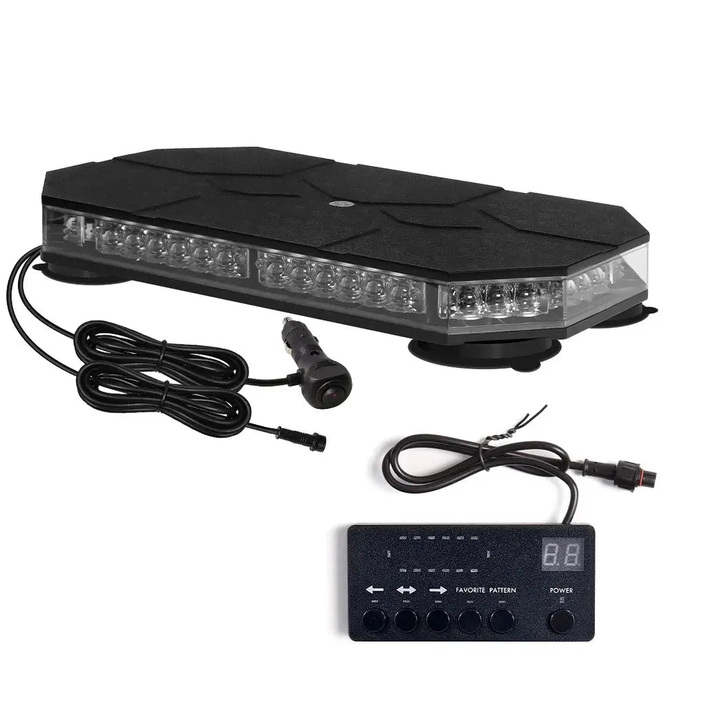 42 LED Car Roof Top Strobe Lights Emergency Warning Safety Beacon Magnetic Mount For Truck Ambulance Snow Plow police lights bli from PriceLows™