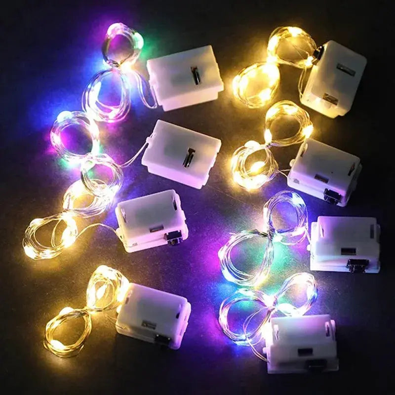 LED Fairy Lights Button Battery Light String Christmas Wedding New Year Bedroom Living Room Garden Decoration Garland from PriceLows™