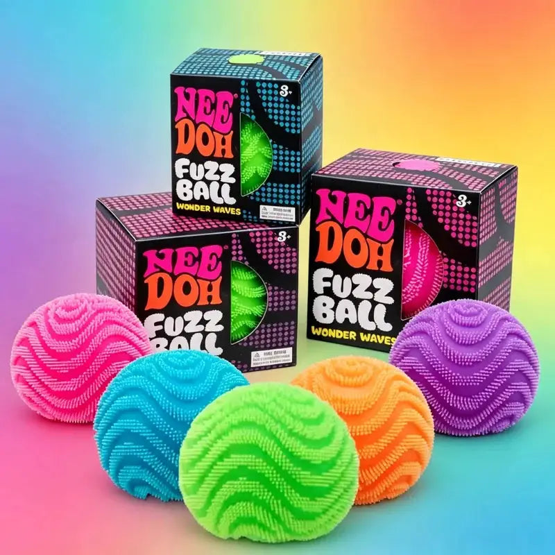 Fidget Ball | Wonder Wave Texture | Adult Squeeze Stress Relief