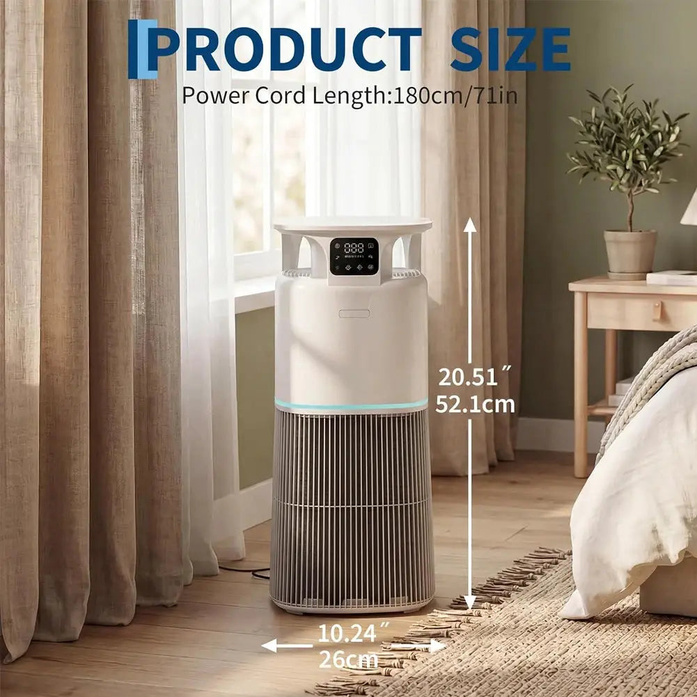 Acekool Air Purifier | H13 HEPA Filter | Smart WiFi App | Large Room Coverage