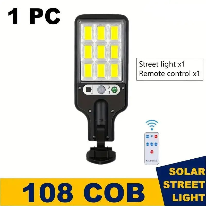 4 pc Solar Outdoor LED Wall Light with Human Body Waterproof Induction for Garden Terrace Garage Courtyard and Street Lighting from PriceLows™