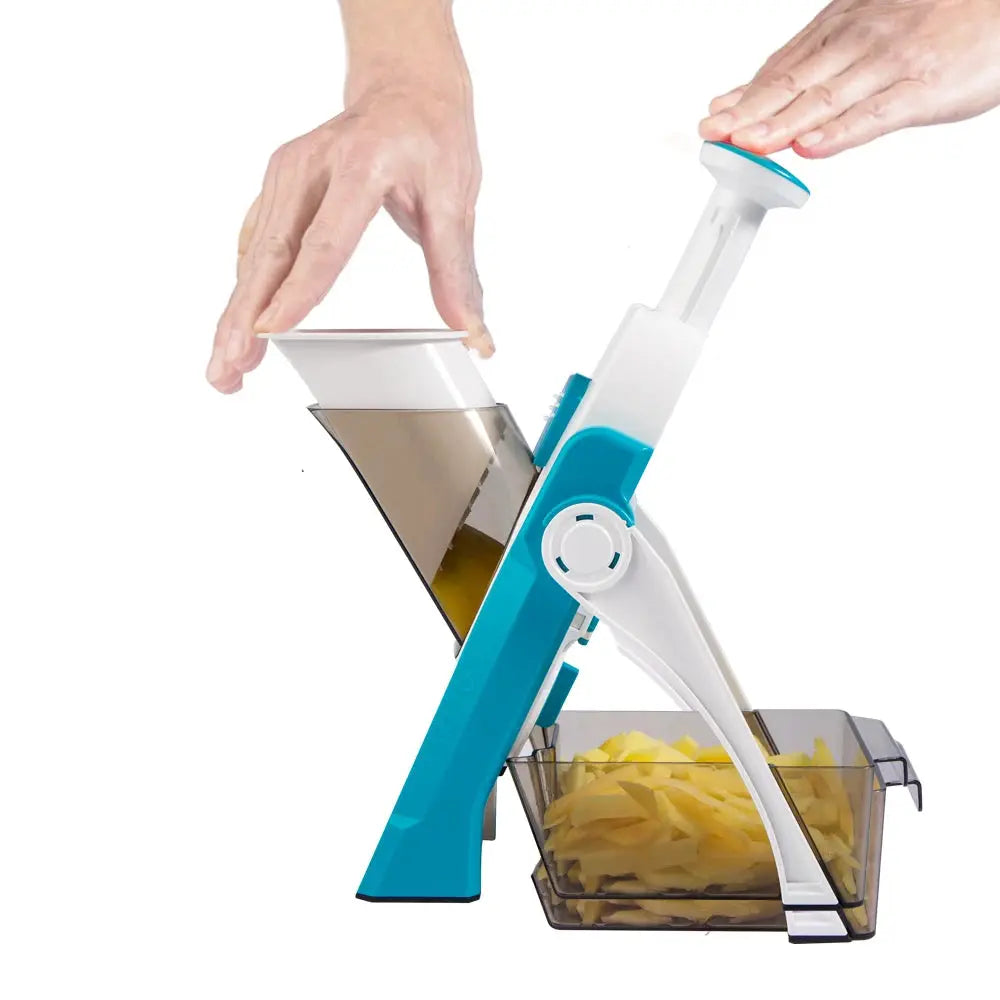 Vegetable Chopper | Stainless Steel Blade | ABS Construction | Green