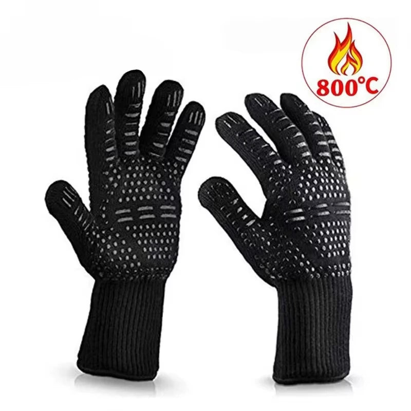 BBQ Gloves | 500C Heat Resistant | Aramid Outer | One Size