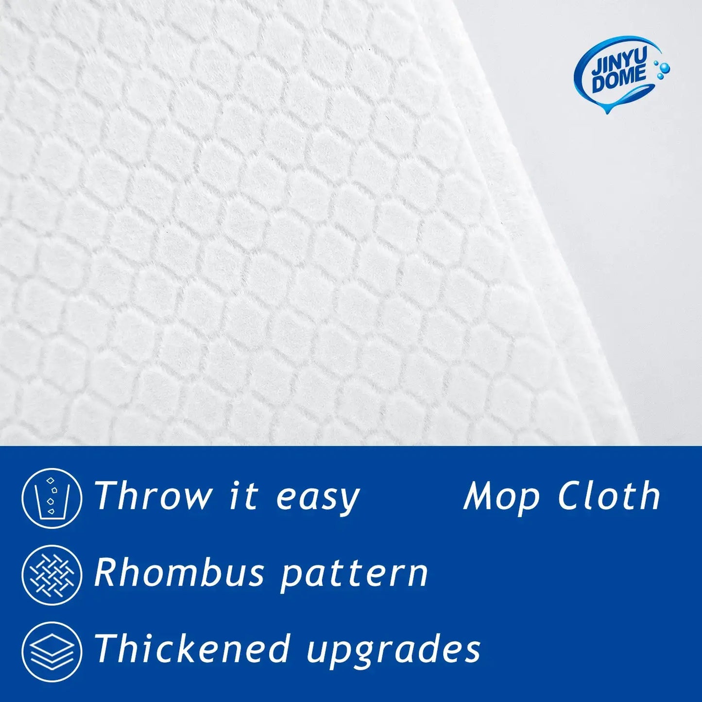 JINYUDOME Disposable Electrostatic Dust Mop Pads 9.8x16.5in High-Efficiency Swiffer Wet/Dry Mop Floor Cleaning Cloth for Home from PriceLows™