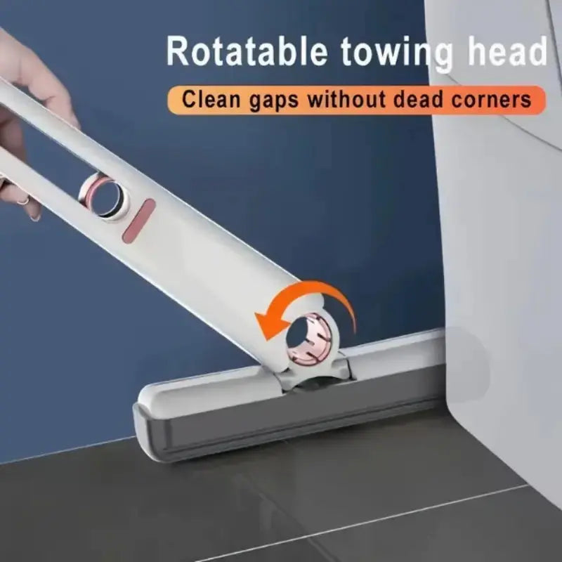Mini Mop for Desk, Multi-Purpose Foldable Wet Dry Mop Absorption for Floor Glass Bathroom Compact Lightweight Ideal Choice from PriceLows™