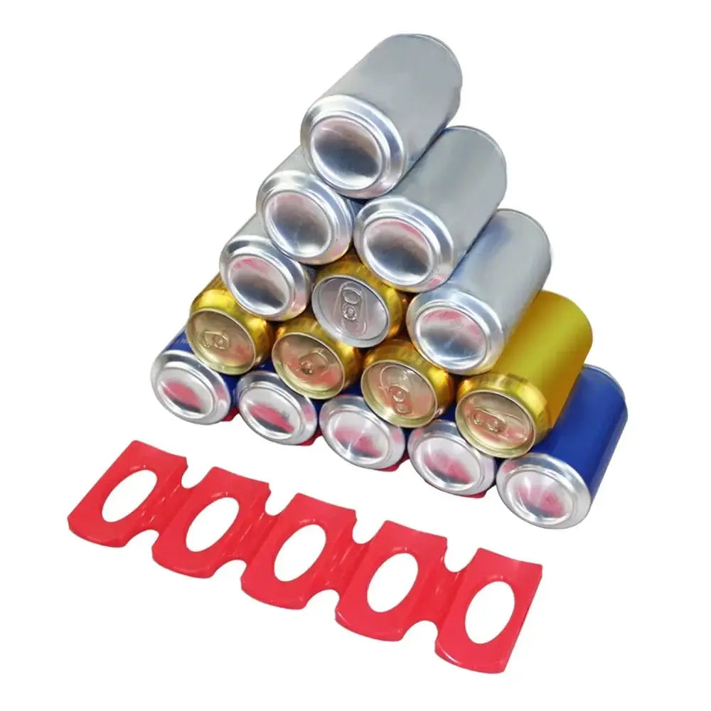 Red Silicone Fridge Can Beer Wine Bottle Rack Holder Mat Stacking Tidy Tool Kitchen Gadgets Silicone Can Holder Mat Organizer from PriceLows™