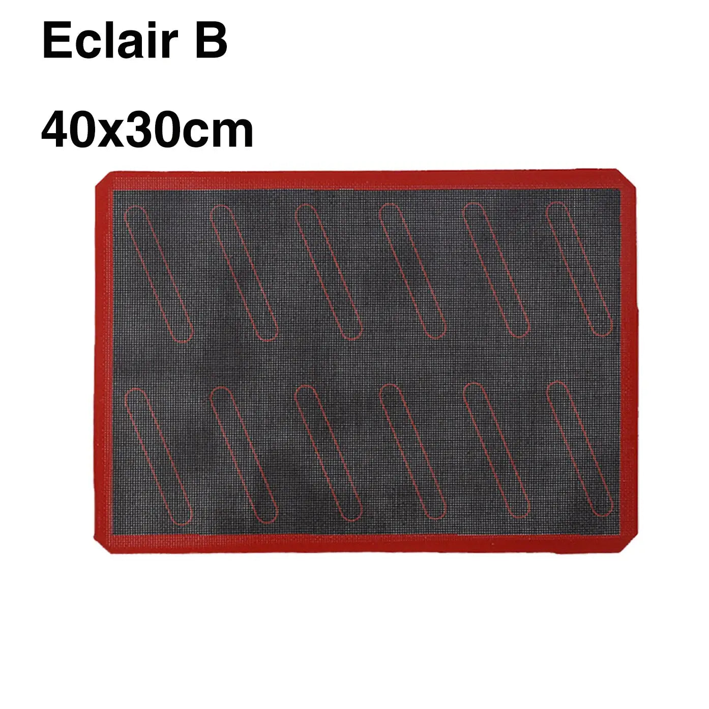 Silicone Baking Mat | Perforated Nonstick Surface | Eclair Macaron Pastry Mold