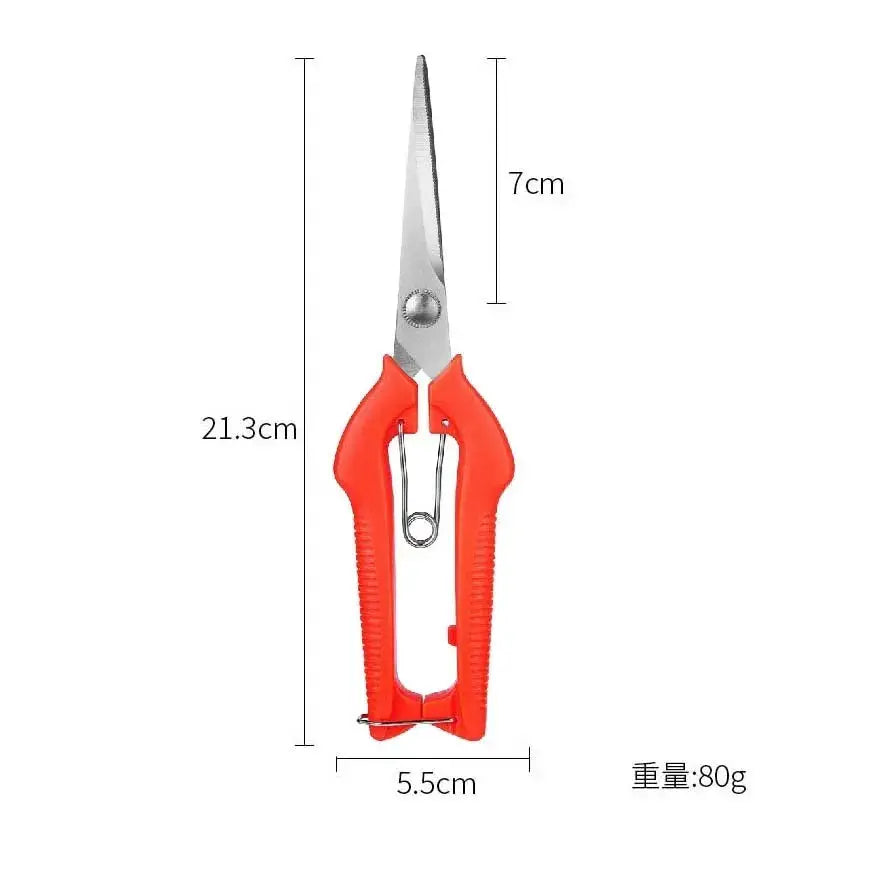 Pruning Shears Grape Scissors Garden Tool Vegetable Patch Bonsai Professional Stainless Steel Fruit Picking With Lock New from PriceLows™