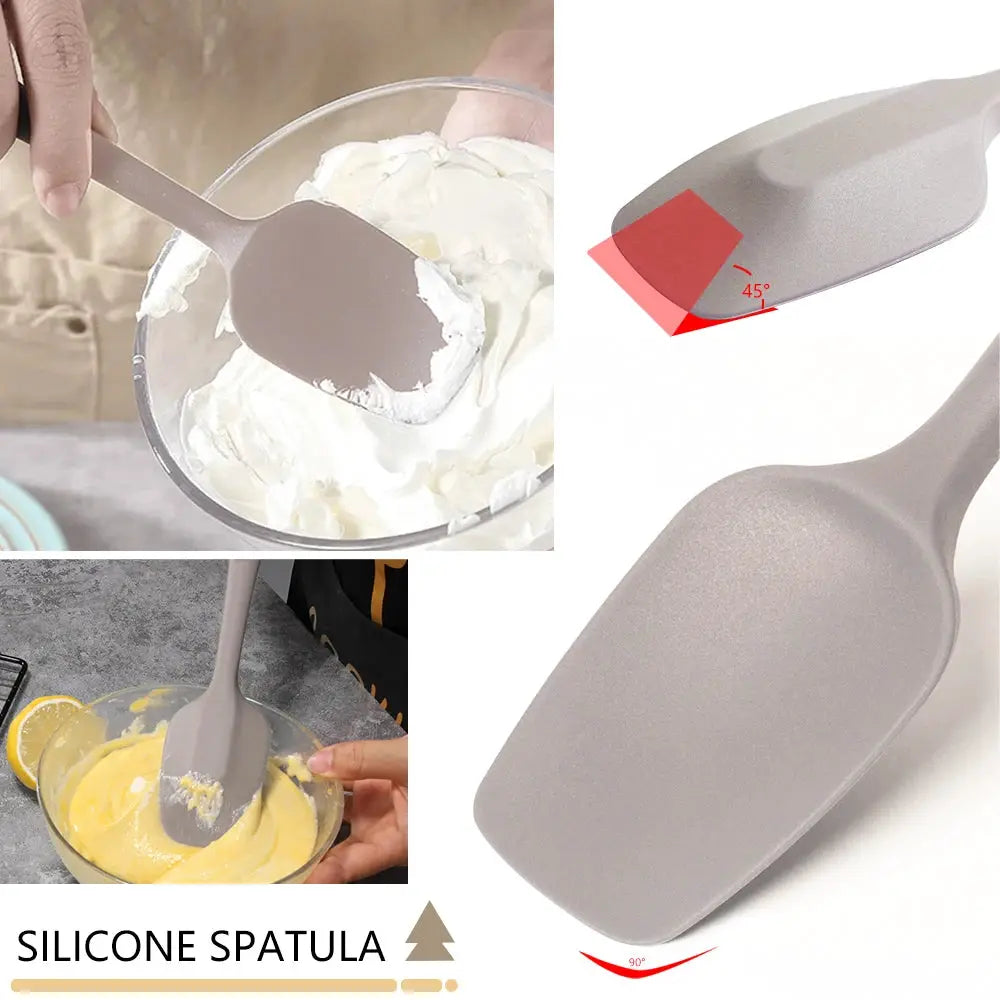 Silicone Flexible Utensils Set Seamless Spatula Kit for Baking, Scraping, Mixing Non-Stick Heat Resistant Kitchen Cooking Tools from PriceLows™