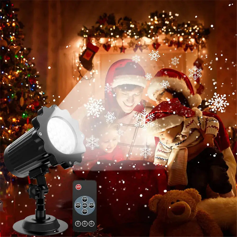 Snowflake Projector Lights | IP65 Waterproof | Rotating Holiday Display