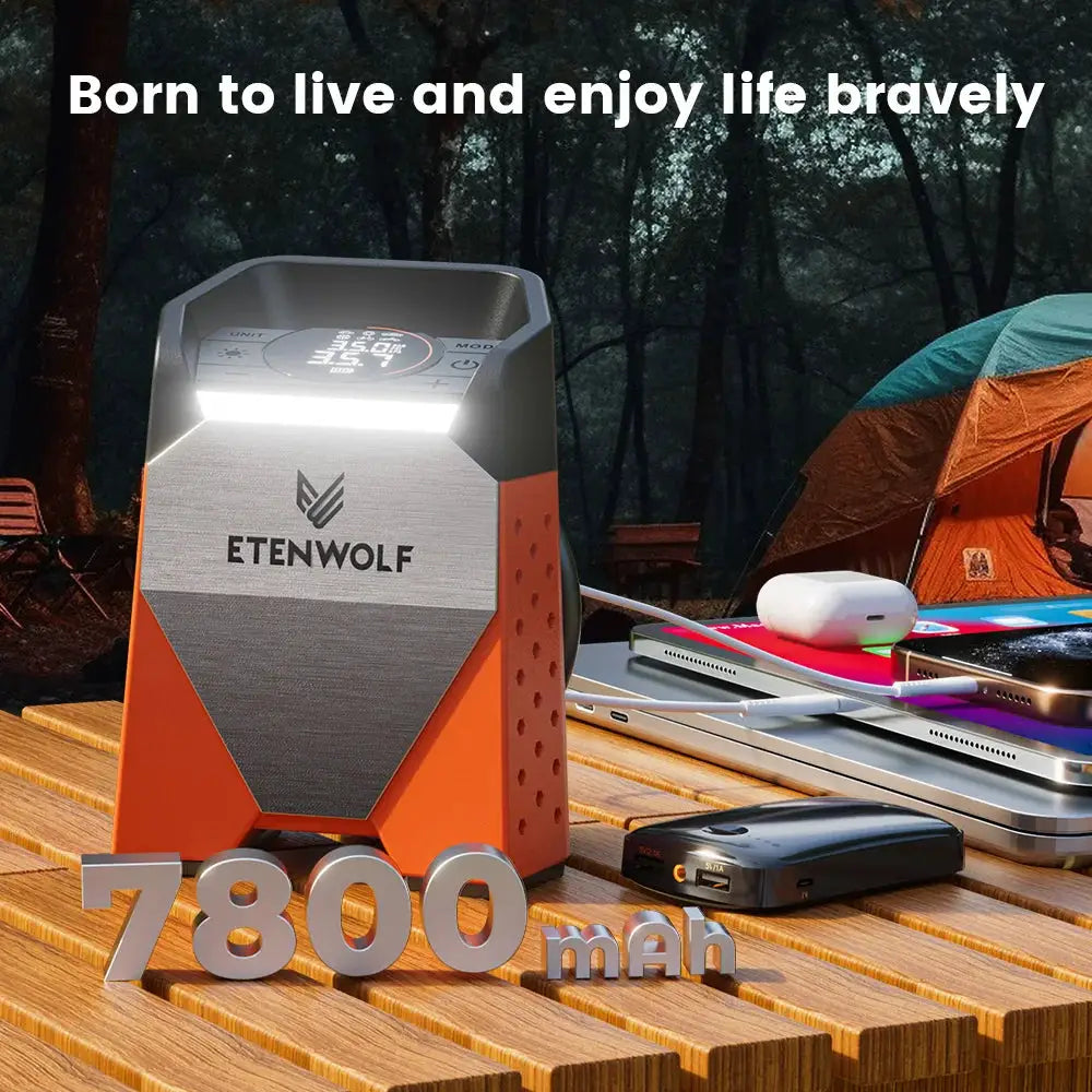 Portable Tire Inflator | 7800mAh Battery | 100 Percent Duty Cycle | S3C