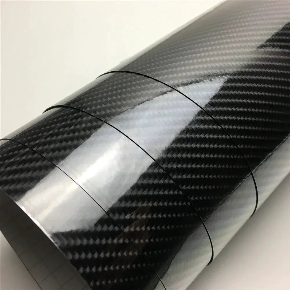 Ultra Glossy Carbon Fiber Vinyl Car Wrap Film Bubble Free For Car Sticker Laptop Skin Phone Cover Motorcycle Vehicle Decal from PriceLows™