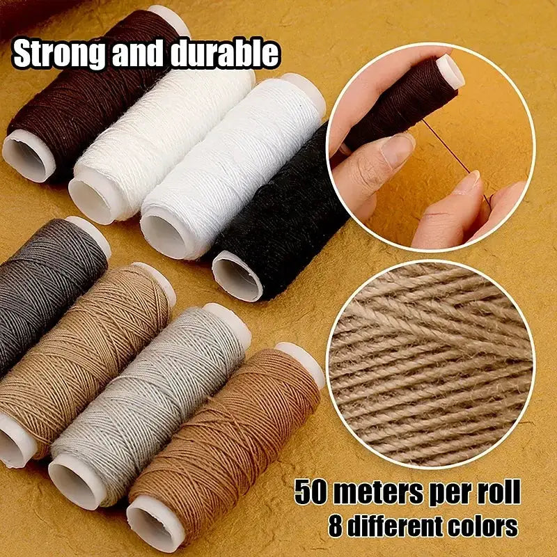Leather Craftsmanship DIY Leather Sewing Kit Interior Decoration Repair Kit, Comes with Sewing Umbrella Scissors Tool Kit, Suita from PriceLows™