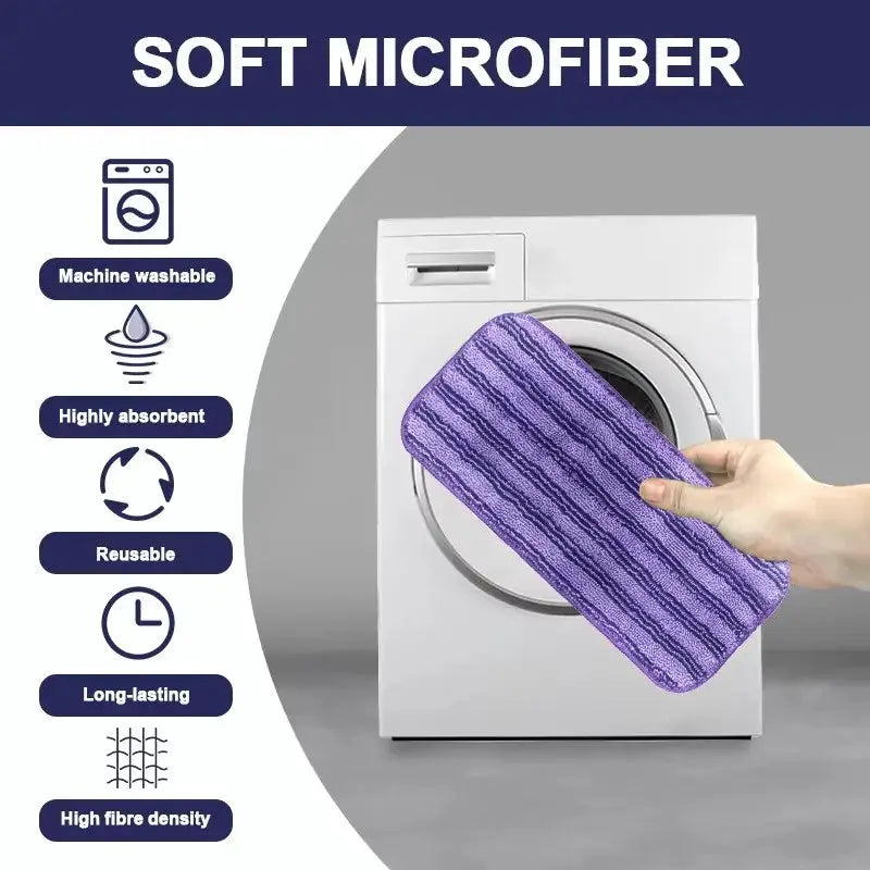 Reusable Microfiber Mop Pads for Swiffer Wet Jet Wet and Dry Pad Household Dust Cloth Cleaning Brush Cloth Tools Accessories from PriceLows™