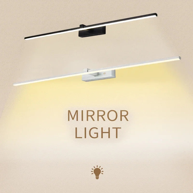 LED Wall Light | Three Color Temperatures | Aluminum Body | Black Ivory