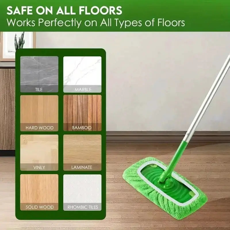 1-4PCS Reusable Mop Pads Replacement for Swiffer Sweeper Microfiber High Absorption Washable Floor Cleaning Pads Home Cleaning from PriceLows™