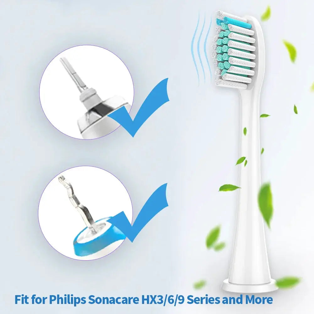 Electric toothbrush head, replaceable sonic electric toothbrush head, suitable for Philips Sonicare's electric replaceable brush from PriceLows™