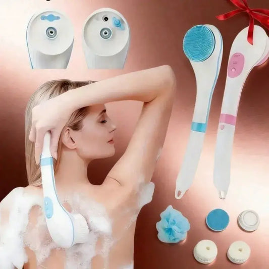 Electric Shower Body Brush | Long Handle | Soft Bristles | One Size