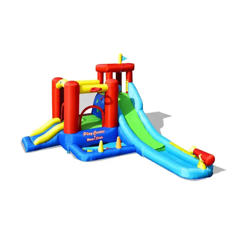 9-in-1 Inflatable Water Slide Bounce House without Blower from PriceLows™