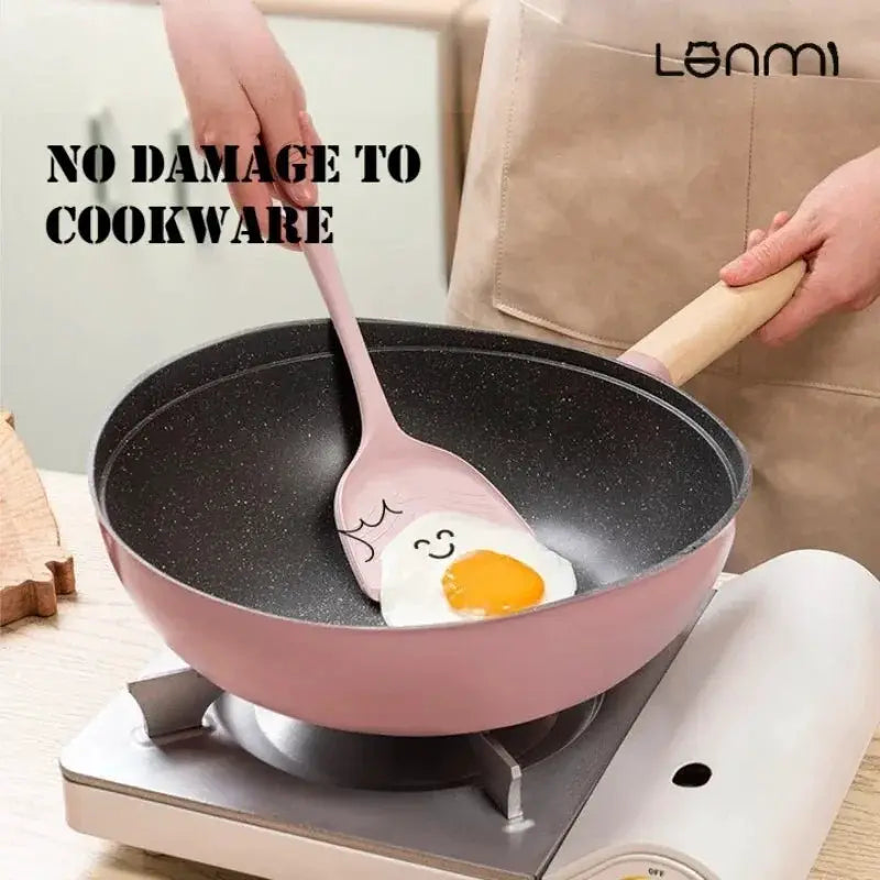 LANMI 3pc/set Silicone Spatula Special for Non-stick Pans Kitchen Spatula Food Grade Silicone Spoon Household Frying Pan Spatula from PriceLows™