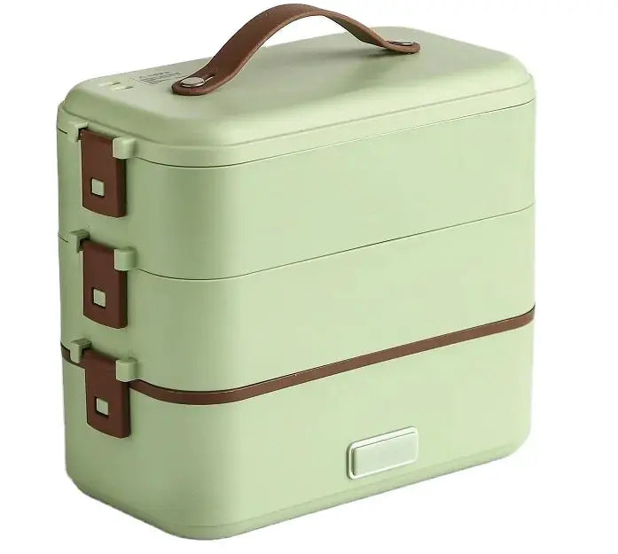 Portable Electric Heating Lunch Box Stainless Steel Food Warmer Electric Lunch Box for Home and Office from PriceLows™