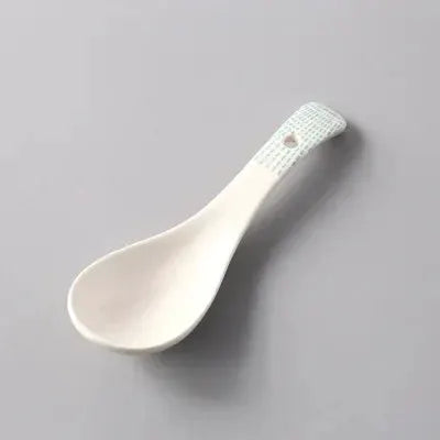 1Pcs Ceramic Spoon Multi-Function Glaze Porcelain Japanese Scoop Porridge Soup Spoon Tableware Restaurant Household Kitchenware from PriceLows™