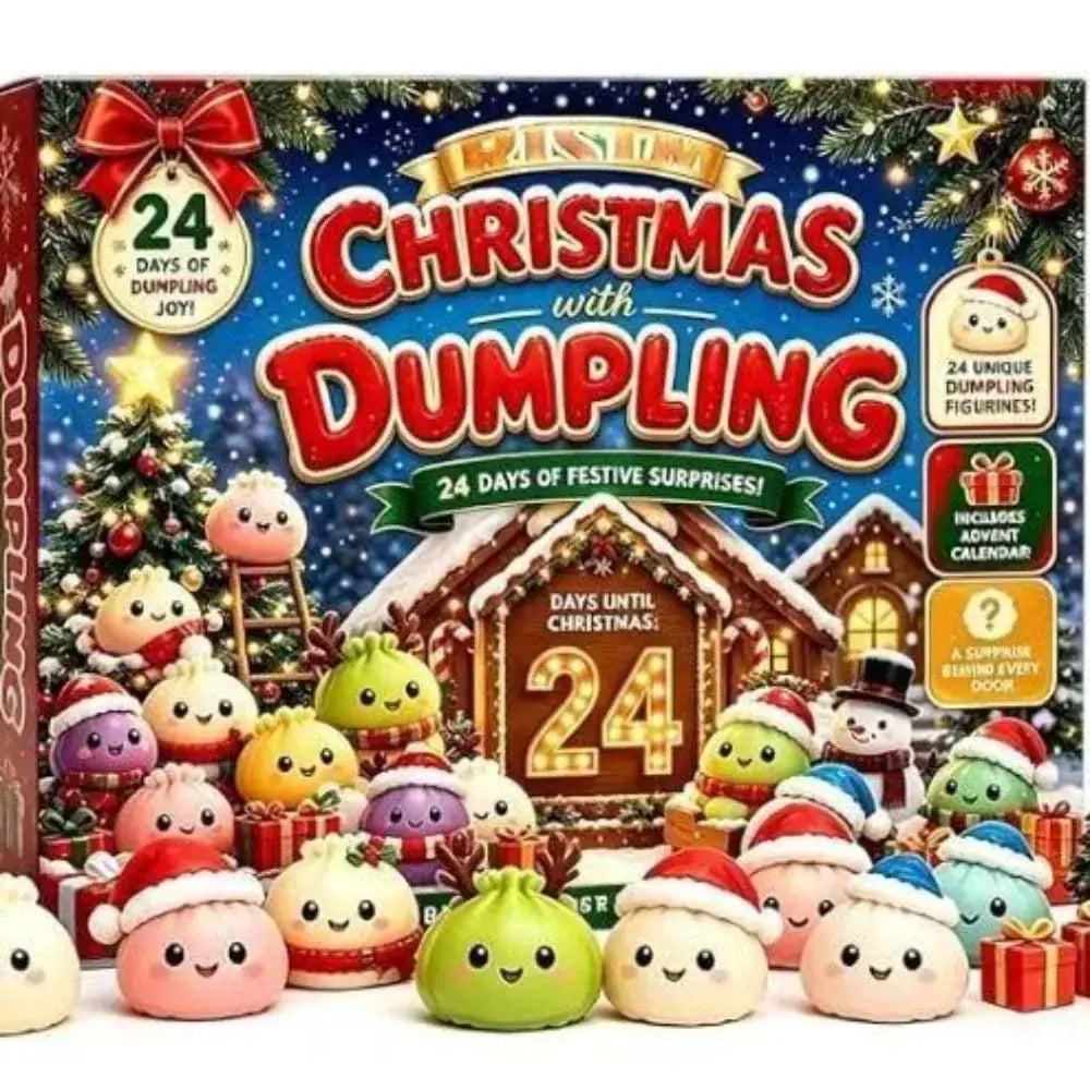 Christmas Dumpling Squishy | 24 Day Calendar | Slow Rising
