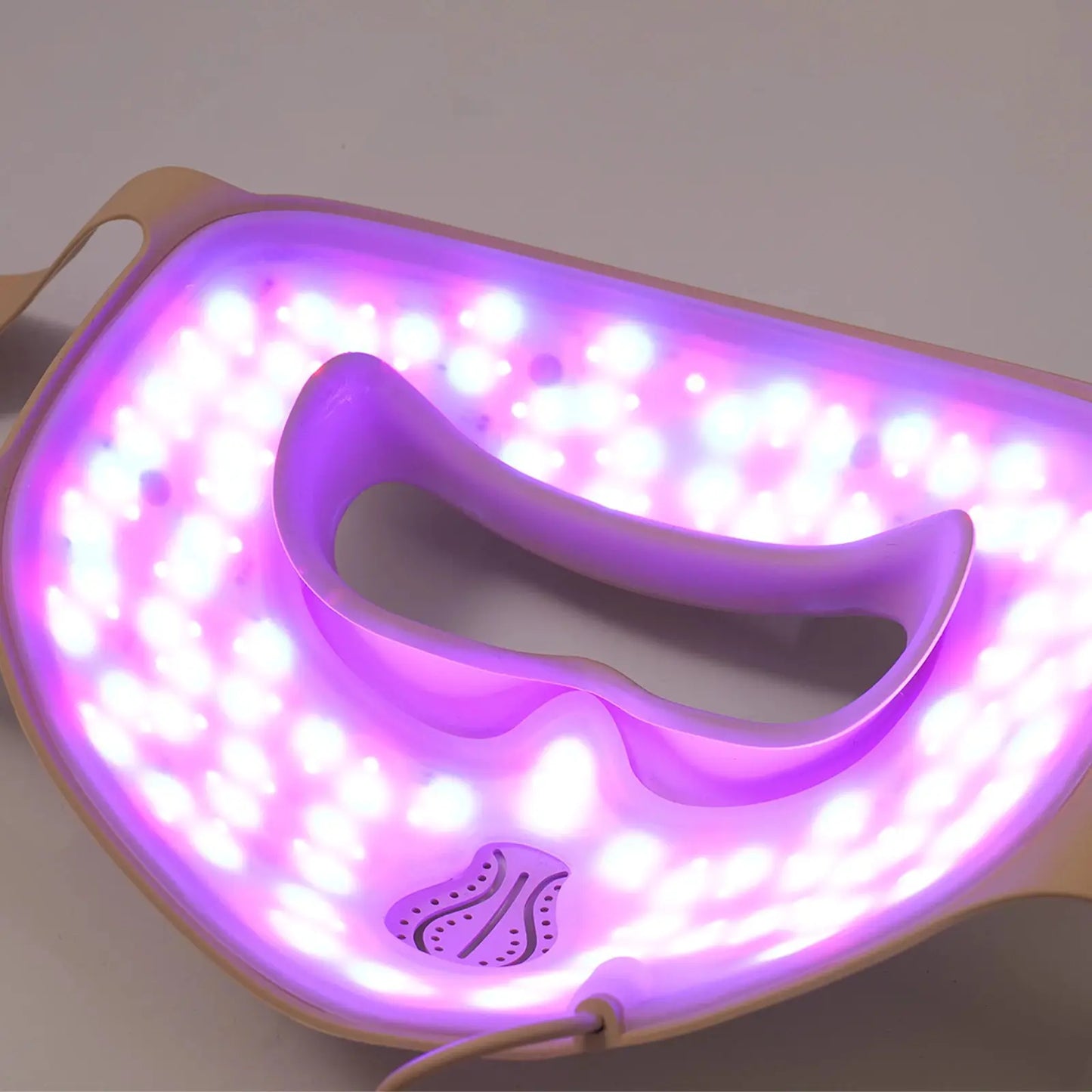 Hello Face M300 Mask - 3000mAh Battery, Skin-Like Silicone, 4D Light Therapy Khaki LED Facial Mask from PriceLows™
