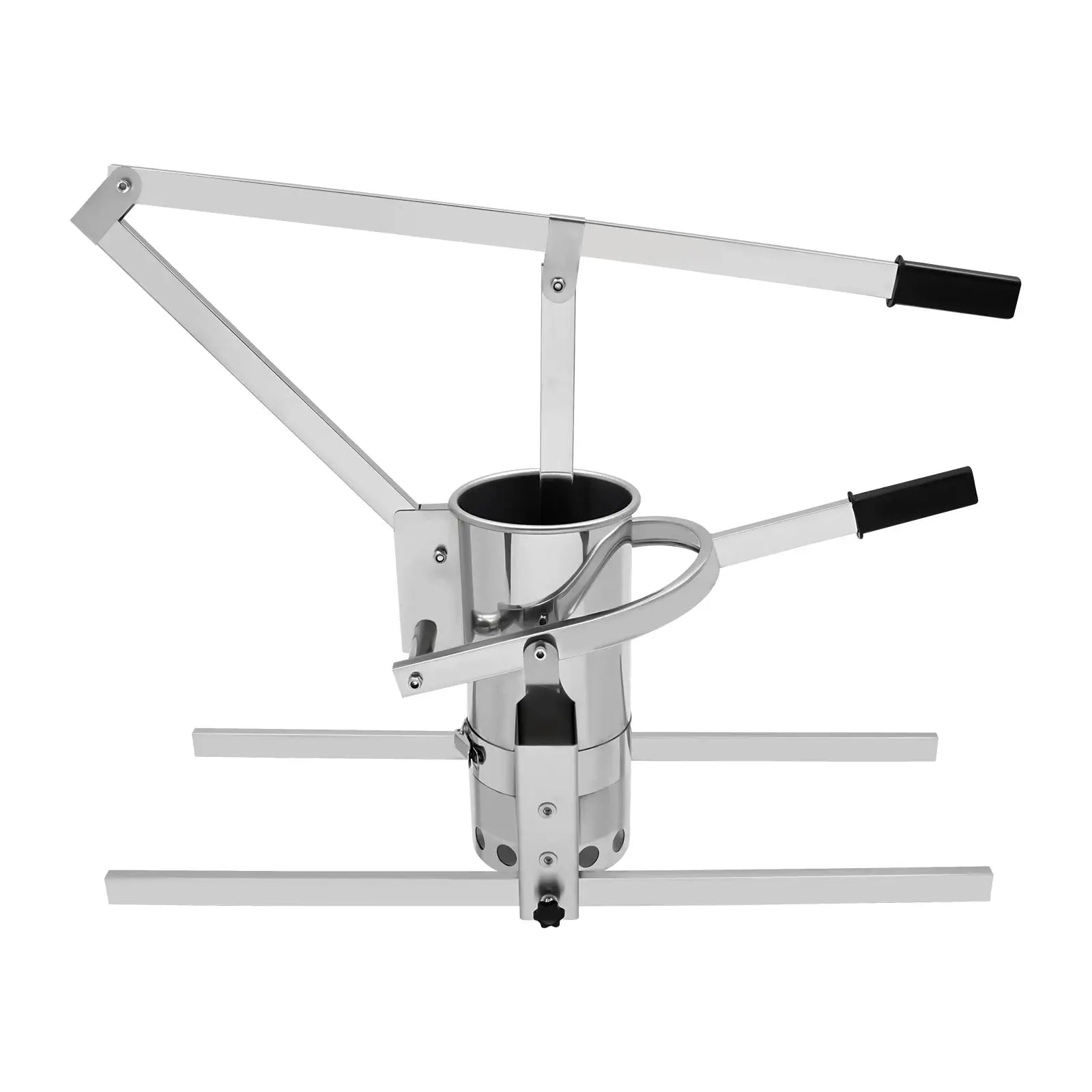 201 Stainless Steel Manual Meatball Maker 3 Size Molds Adjustable Height Large 5.51lbs Barrel, Ideal for Home and Commercial Use from PriceLows™