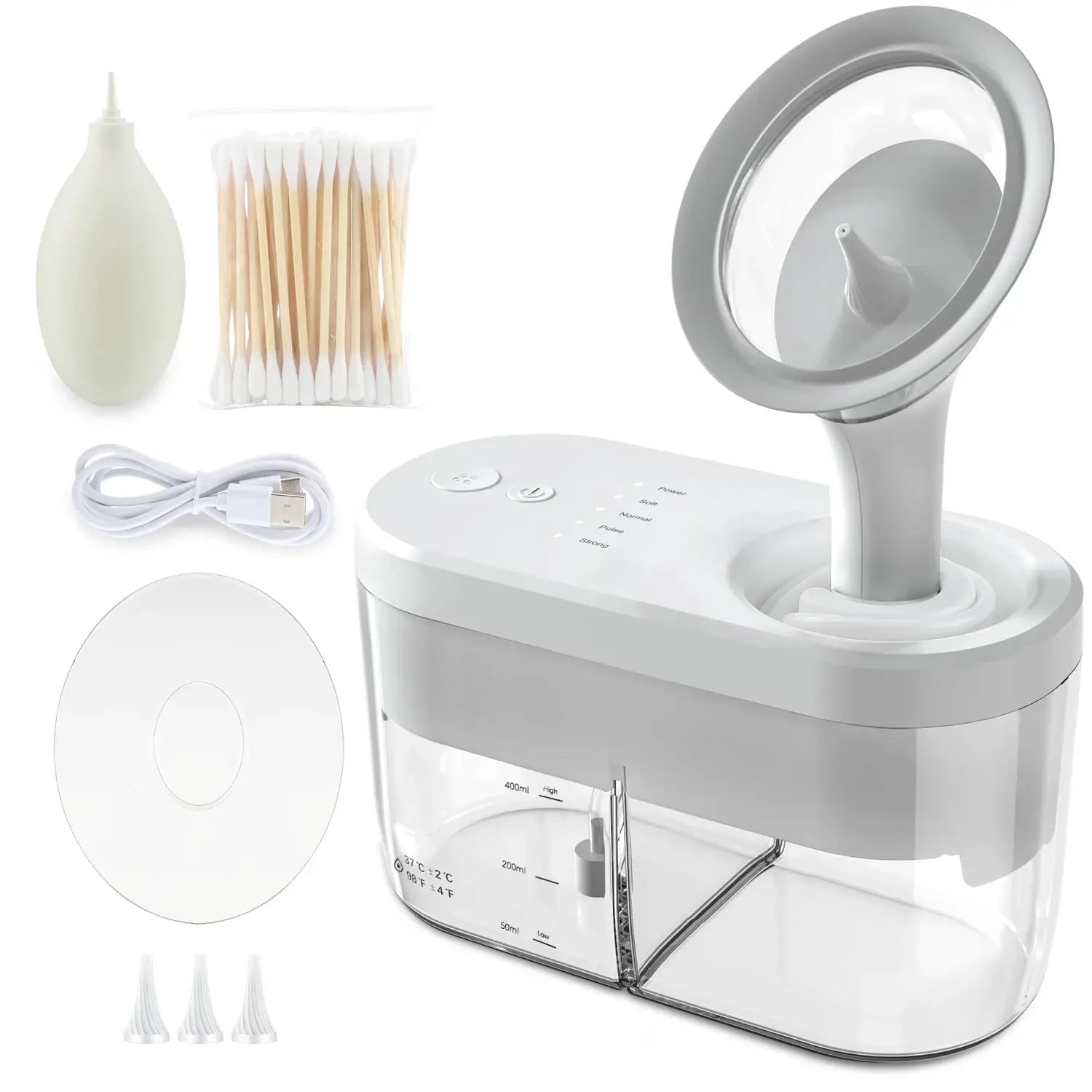 Electric Ear Water Cleaner Earwax Ear Wax Removal Irrigation System Safety Ear Washer Cleaning Adults Kids Ear Cleaner Kits from PriceLows™