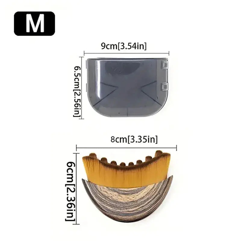 Lymphatic Contour Face Brush | Rubber Material | Non Electric | One Unit