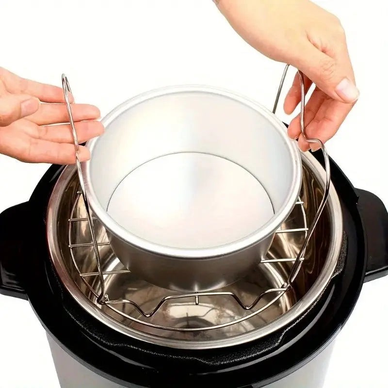Steamer Rack Trivet | Heat Resistant | Instant Pot Compatible | Quart