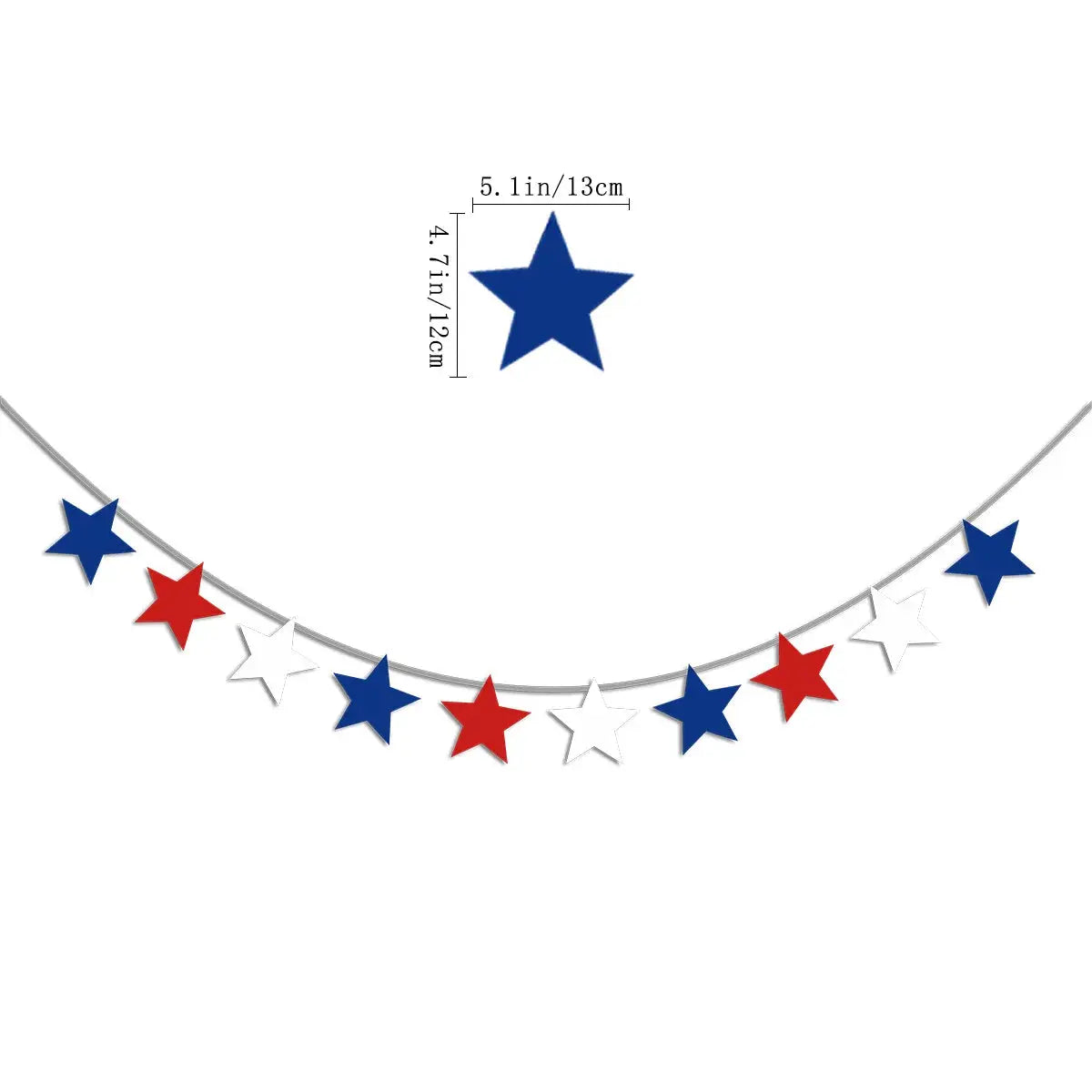 Patriotic Party Supplies | 4th Of July Banner, Balloon & Plate Set