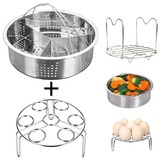 Instant Pot Accessories | Steamer Basket | Springform Pan | Dish Clip