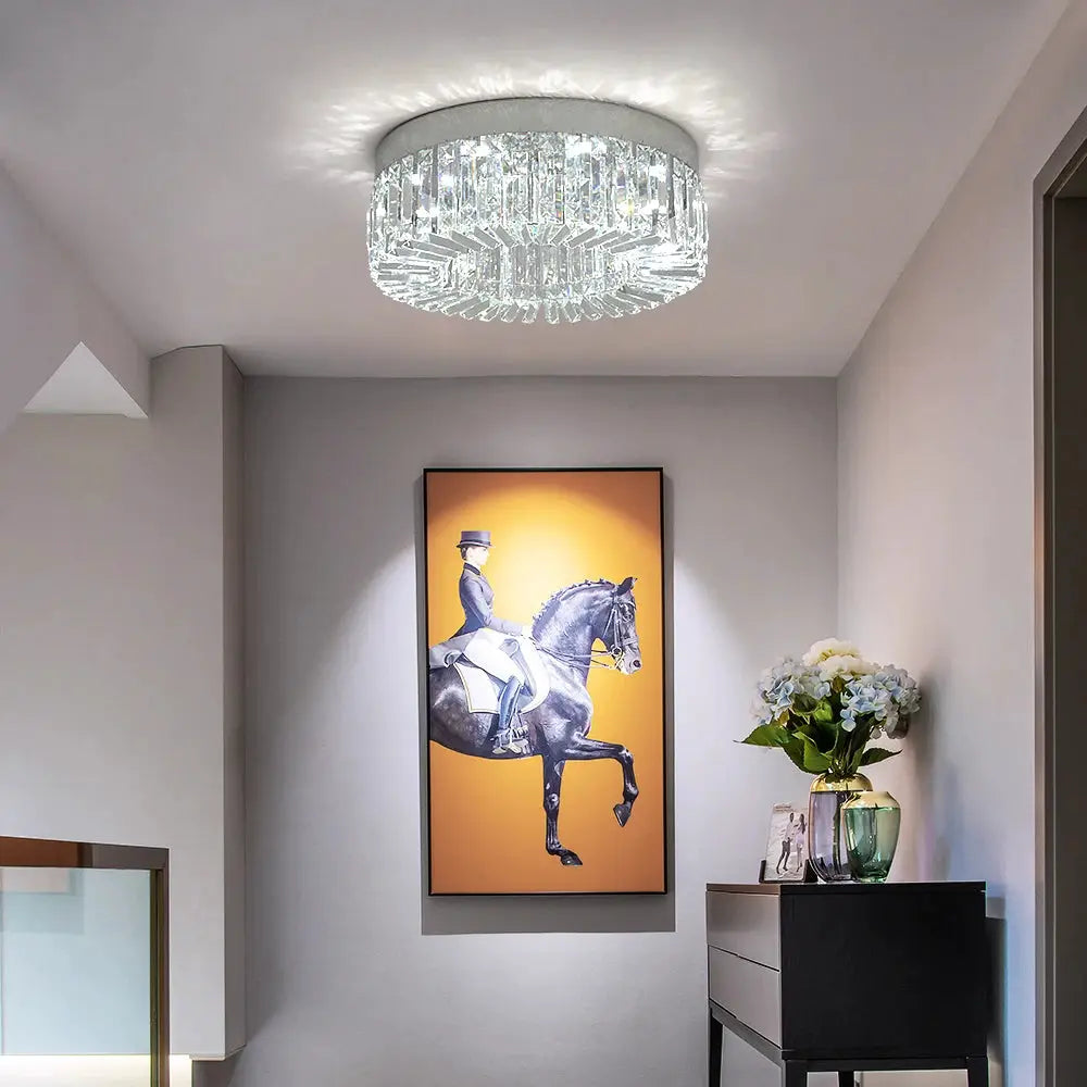 Crystal Ceiling Lamp Living Room Gold Luxury Modern Chandeliers Decoration Led Ceiling Lights Lighting Fixture Diameter 40 50cm from PriceLows™