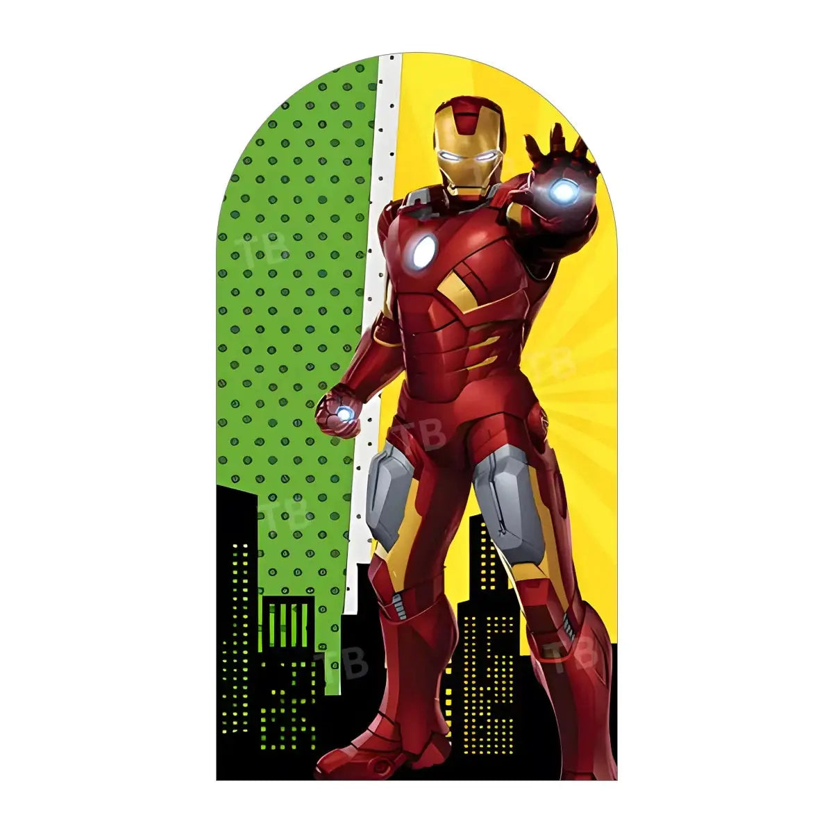 Party Backdrop | Marvel Avengers Theme | Arch Backdrop Cover | Custom Name