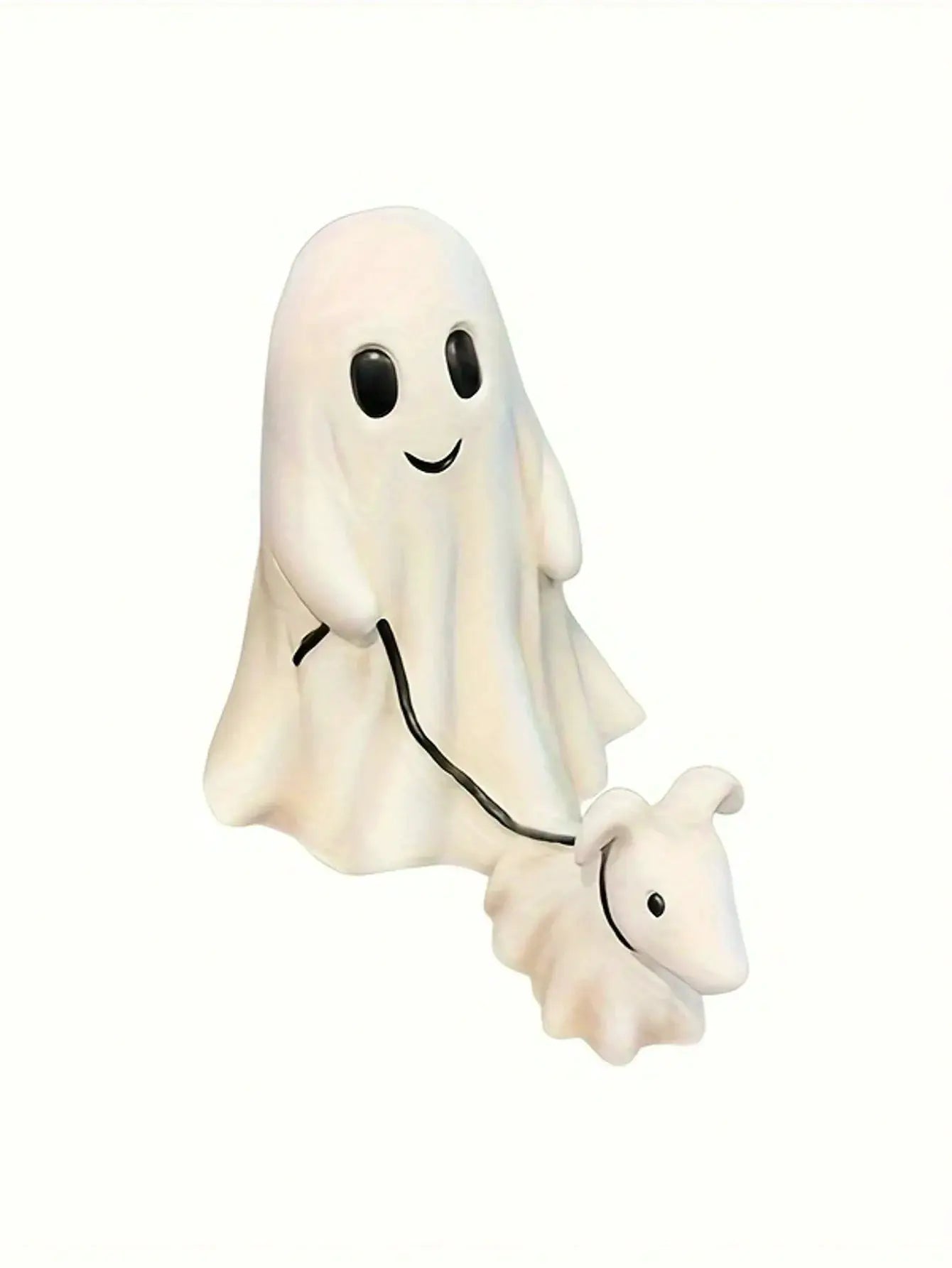 2025 Halloween Ghost Dog Walking Statue, Spooky Figurine for Holiday Decor, Indoor/Outdoor Ornament, Gift from PriceLows™