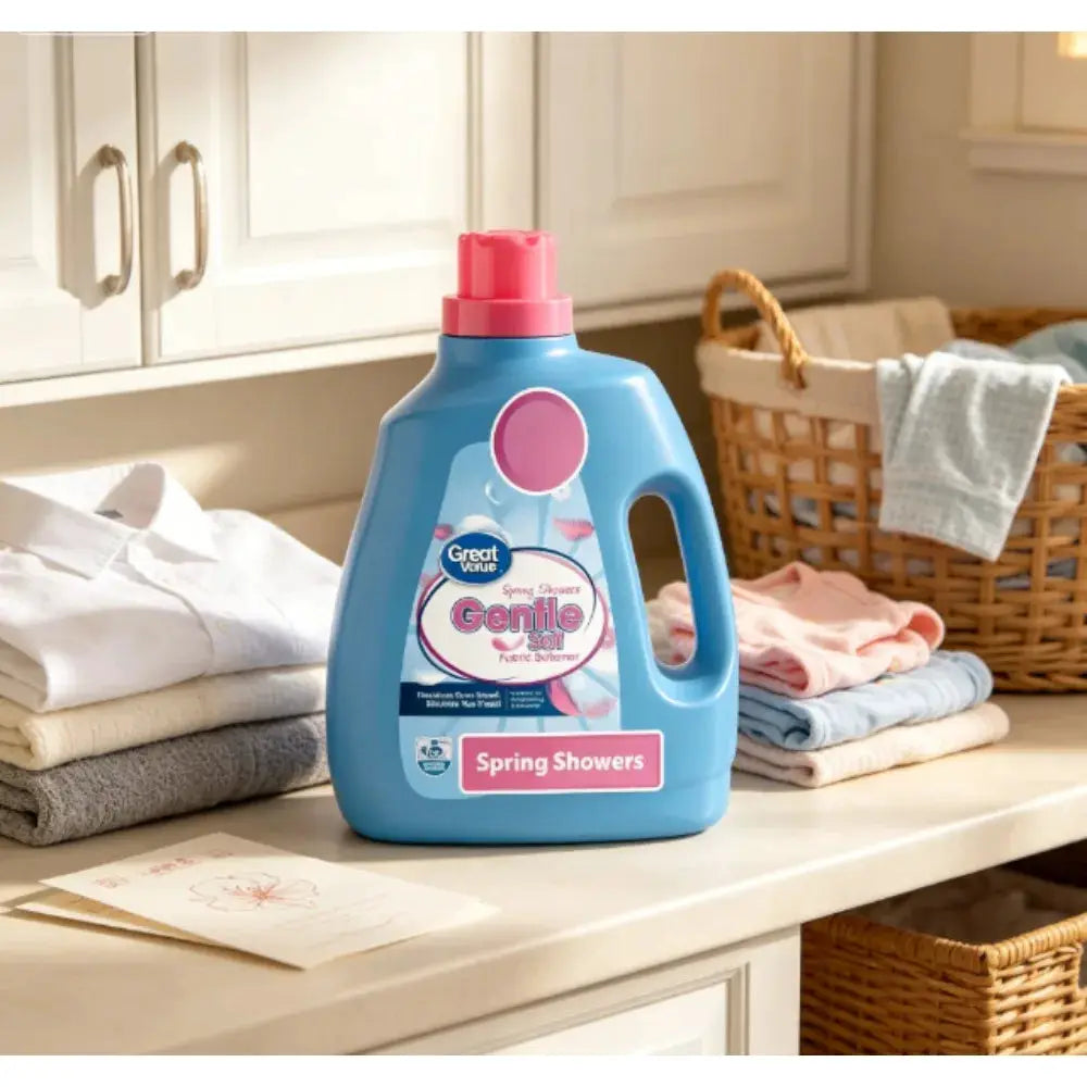 Fabric Softener | Spring Rain Scent | 111 Fl Oz | 150 Washes