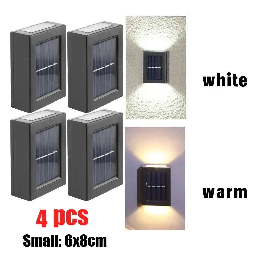 1~8PCs Wall Solar Light Waterproof Garden Solar LED Light for Outdoor Lighting Street Lamp Home Balcony Porch Yard Decoration from PriceLows™