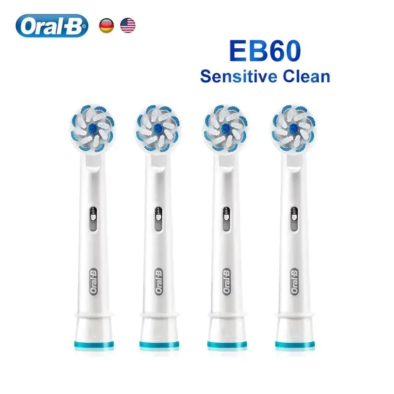 Oral B EB60 Tooth Brush Heads Sensitive Ultra Soft Bristle Gum Care Gentle Clean Replacement Electric Toothbrush Heads Refills from PriceLows™