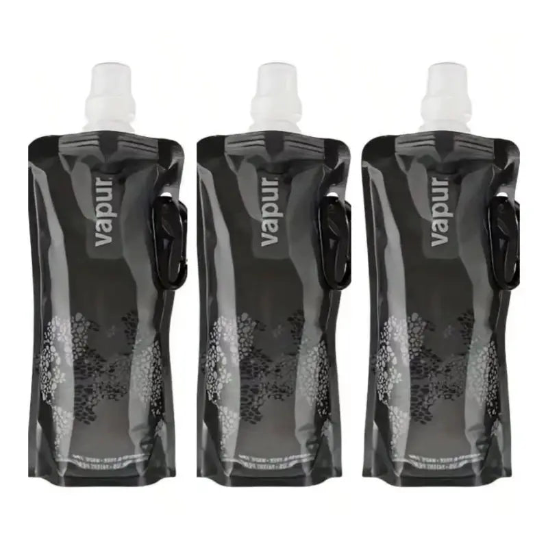 500ml Hiking Collapsible Water Bottles with Mountaineering Buckle Foldable Backpacking Water Bottle for Camping Hiking Cycling from PriceLows™
