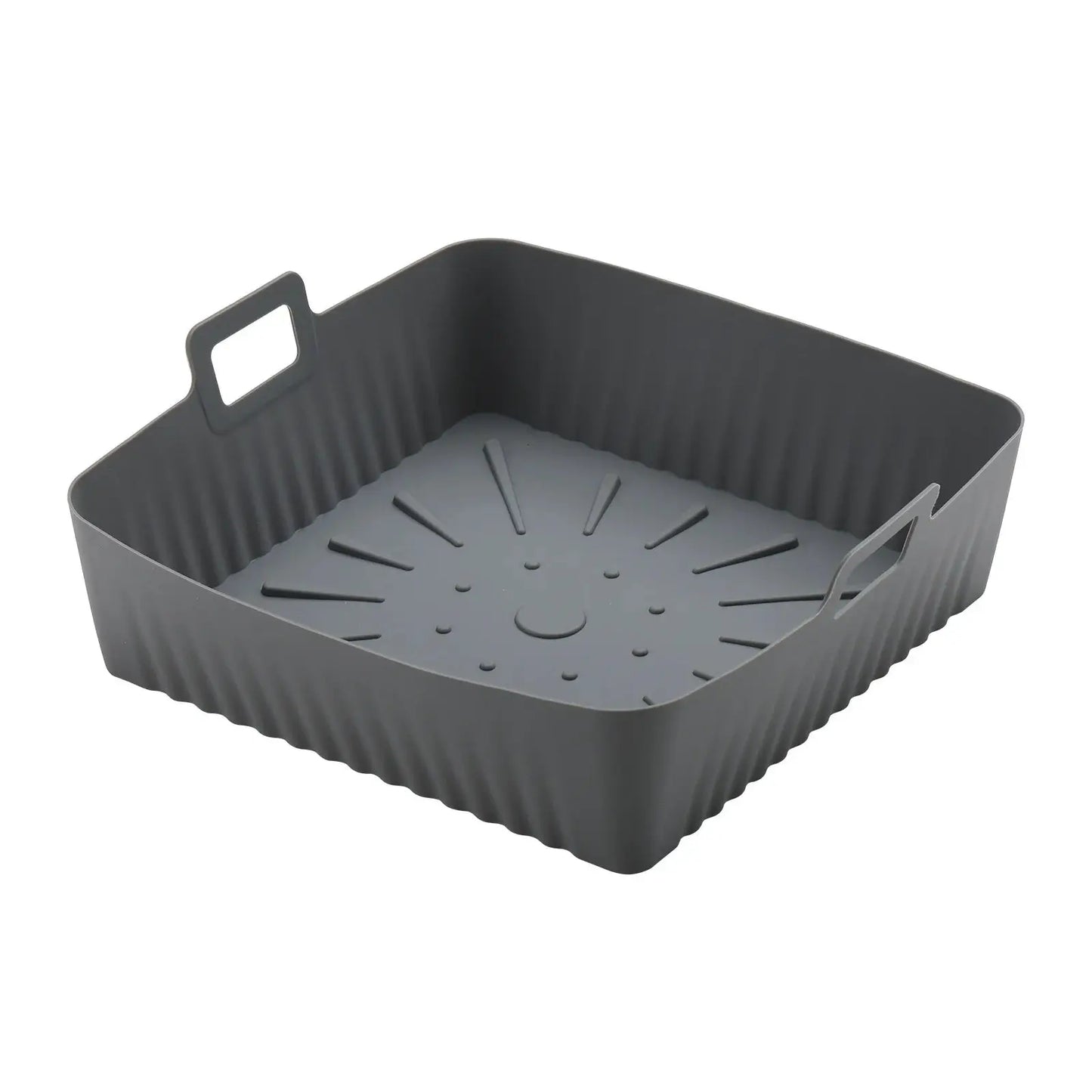Air Fryer Silicone Basket Liners | 9in XXL | Reusable Molds | Cosori Ninja 6-8QT