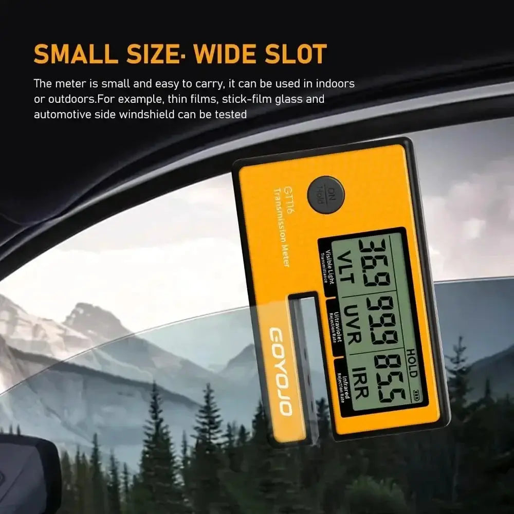 Portable Window Tint Transmission Meter Linshang LS162 GT116 Measure IR Rejection UV Blocking Rate Visible Light Transmittance from PriceLows™