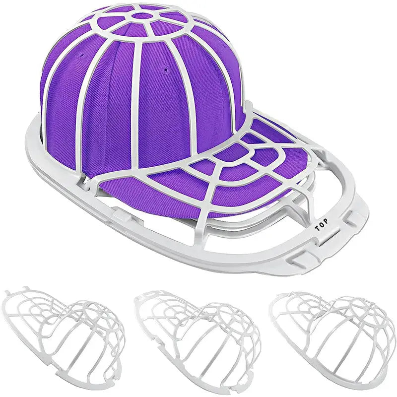 Hat Washer Cage | Reusable Plastic Frame | Adult Baseball Caps
